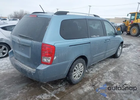 2012 Kia Sedona Lx z USA, uszkodzony, nr VIN KNDMG4C73C6472126